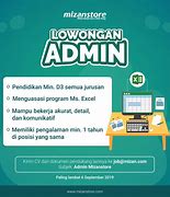 Lowongan Admin Slot 2022 Indonesia Di Jakarta Utara Terbaru Hari Ini